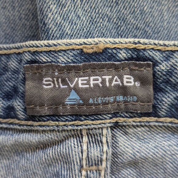 90s Levi's Silvertab Jeans Preppy Rock Classic Streetwear Coastal Cowgirl 7S - Picture 9 of 12